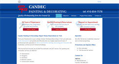 Desktop Screenshot of candecpainting.com