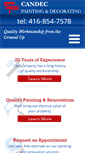 Mobile Screenshot of candecpainting.com