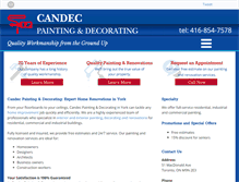 Tablet Screenshot of candecpainting.com